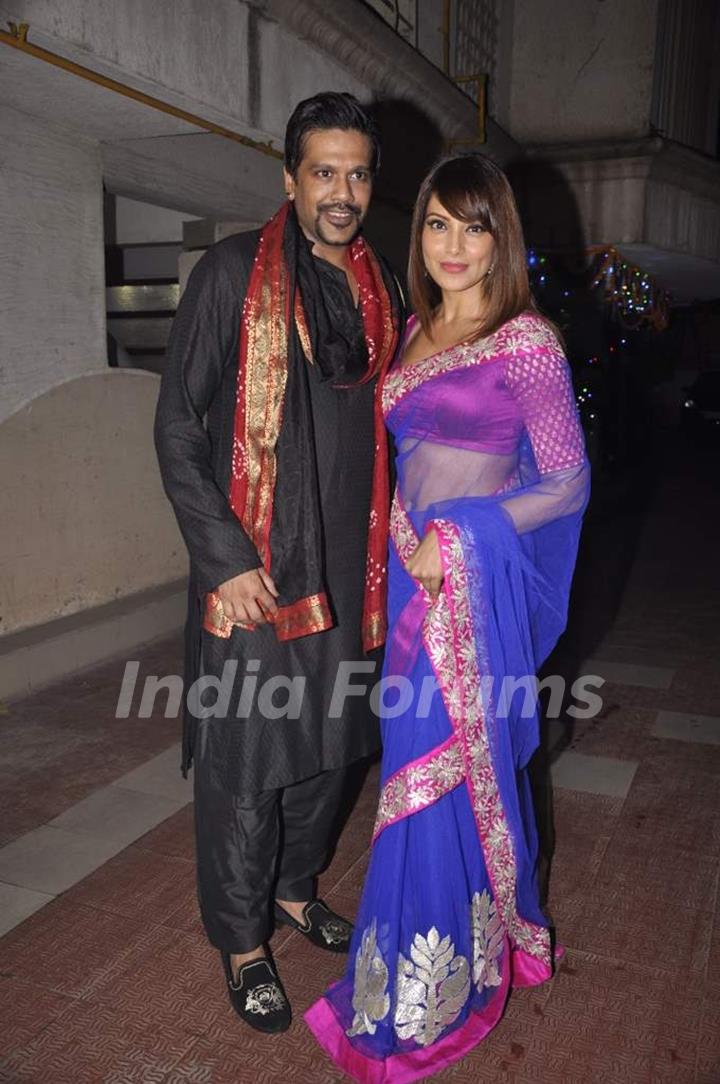 Rocky S and Bipasha Basu at her Diwali Party