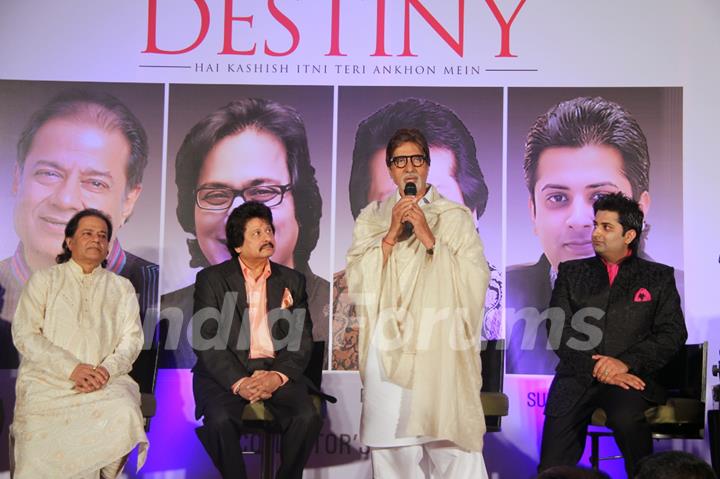 &quot;Destiny&quot; A momentous album launched by Amitabh Bachchan