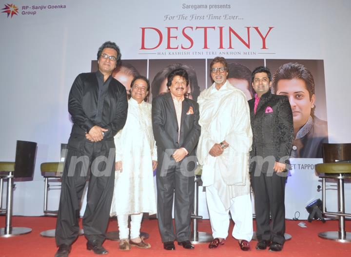 &quot;Destiny&quot; A momentous album launched by Amitabh Bachchan