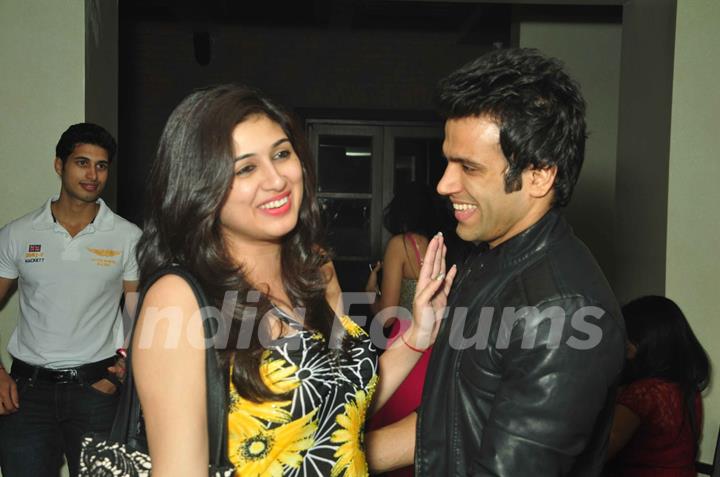 Vahbiz was seen at Rithvik Dhanjani's Birthday Party