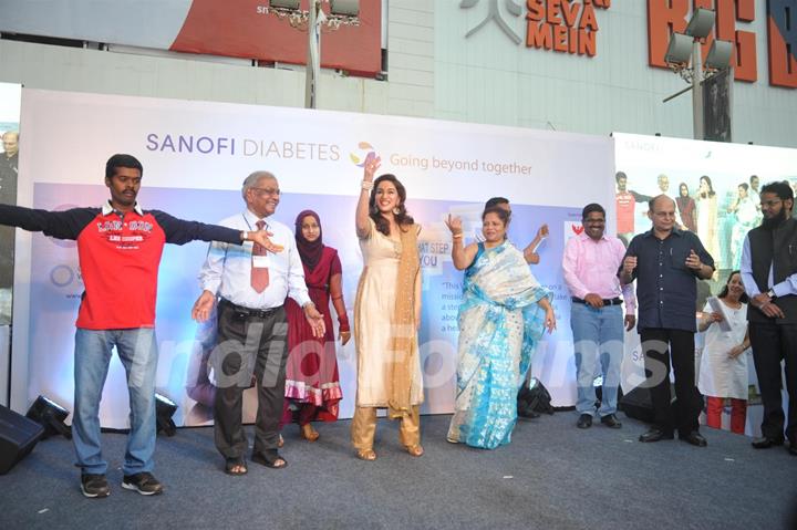 Madhuri Dixit at Sanofi India's diabetes awareness event