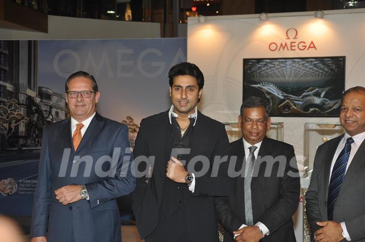 Abhishek Bachchan Launches New Range of Omega Watches