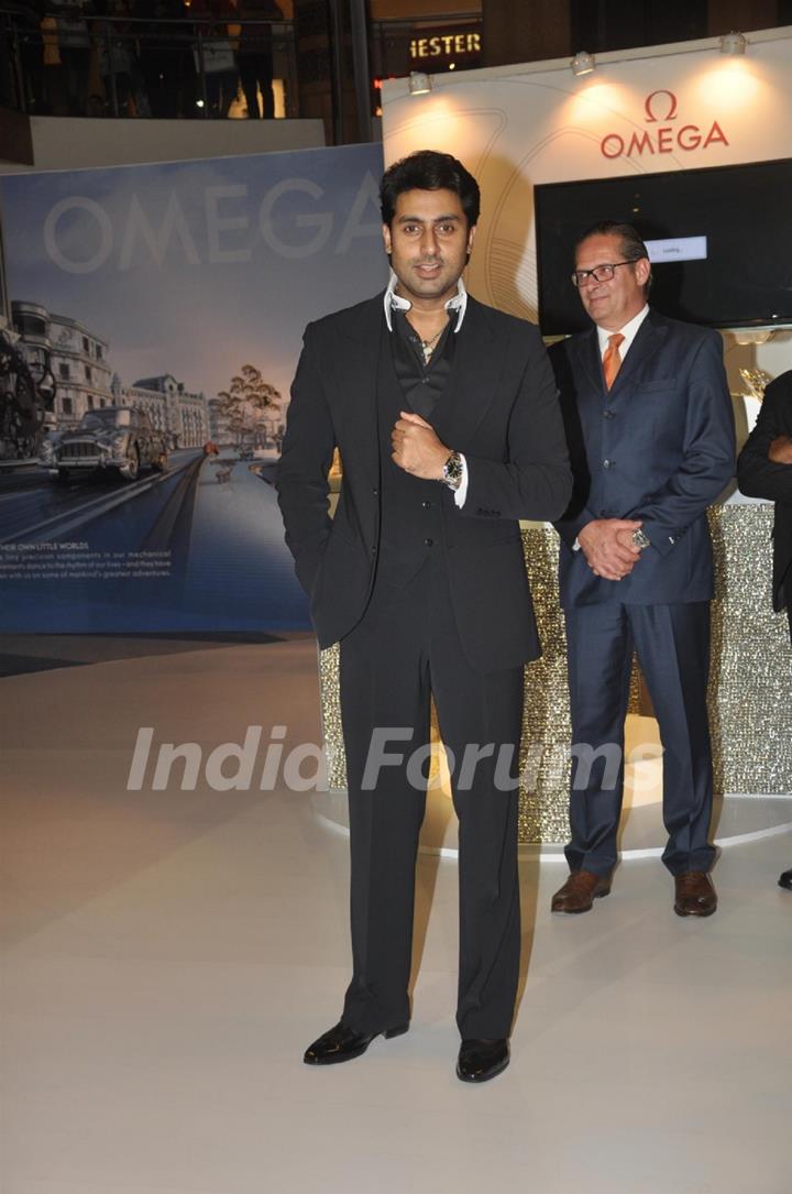 Abhishek Bachchan Launches New Range of Omega Watches