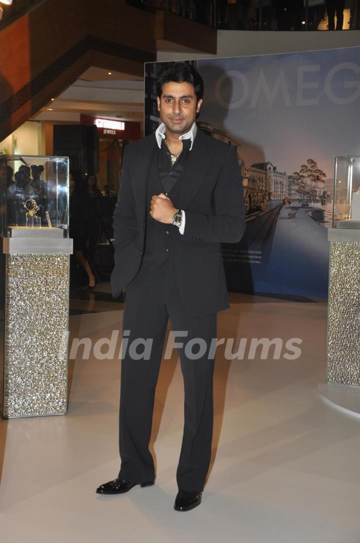 Abhishek Bachchan Launches New Range of Omega Watches