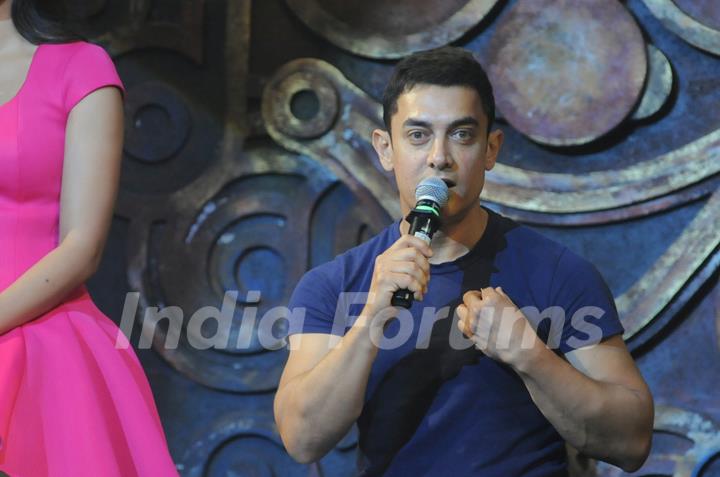 Aamir Khan and Katrina Kaif Unveil 'Dhoom Machale Dhoom' Song