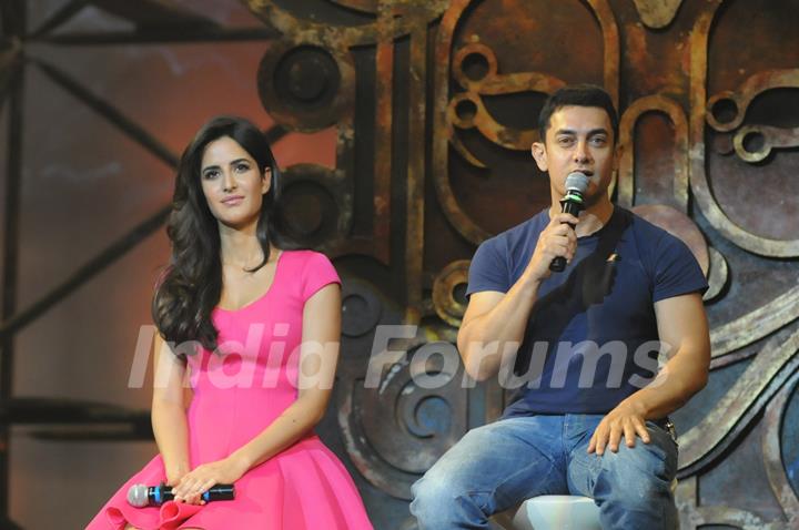 Aamir Khan and Katrina Kaif Unveil 'Dhoom Machale Dhoom' Song