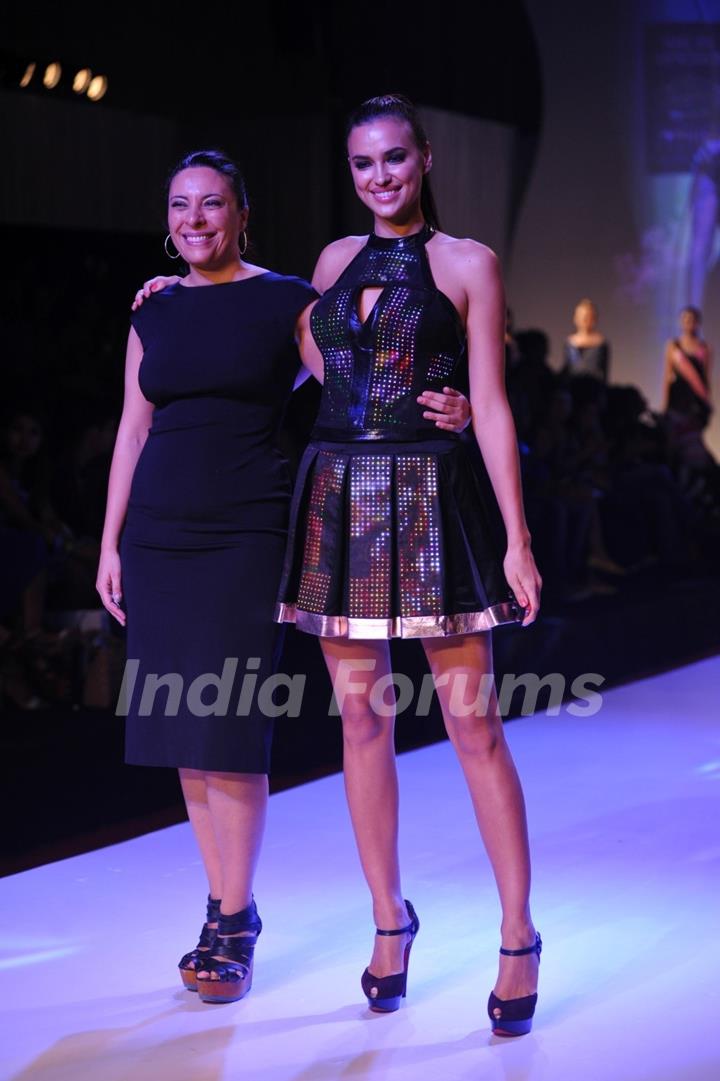 International Model Irina Shayk showstopper for Cute Circuit at Signature International Fashion Week 2013 in Mumbai