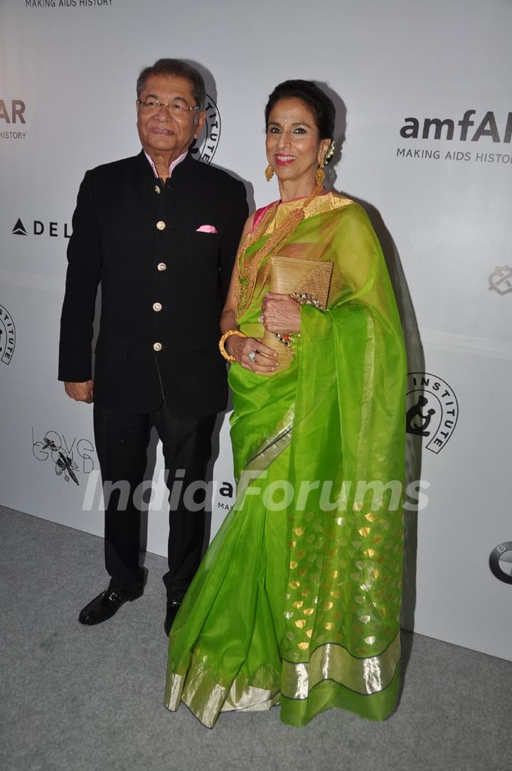 Hollywood Actress Sharon Stone & Hilary Swank at the inauguration of amfAR India event at Hotel Taj Mahal Palace in Mumbai