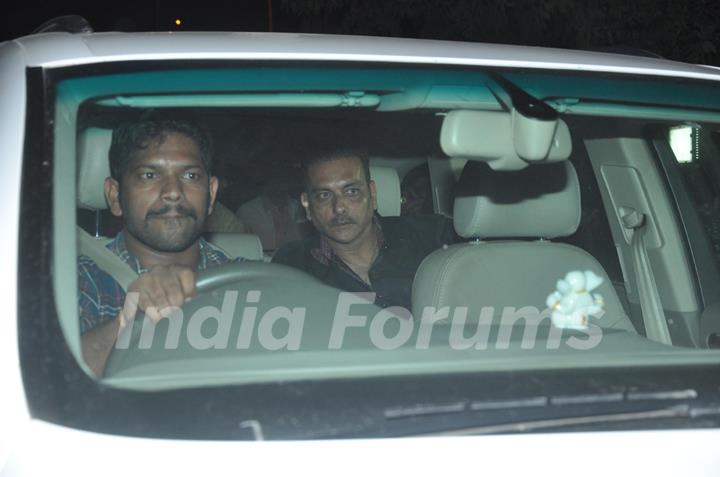 Ravi Shashtri was seen for Sachin Tendulkar's Grand Party