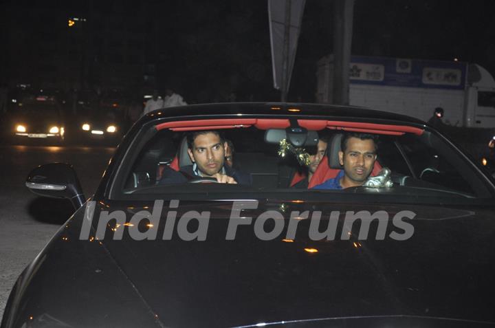 Yukraj Singh was seen at Sachin Tendulkar's Grand Party