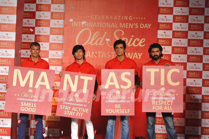 The &quot;Mantastic&quot; men at the Launch of the Old Spice deodorant