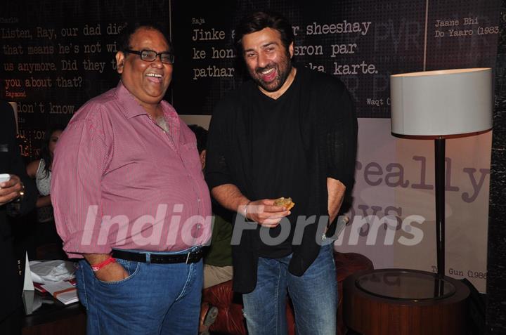 Satish Shah and Sunny Deol at the Special Screening of film Singh Saab The Great