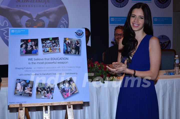 Kalki Koechlin at the announcement of Schwarzkopf Professional’s Shaping Futures initiative in Mumbai