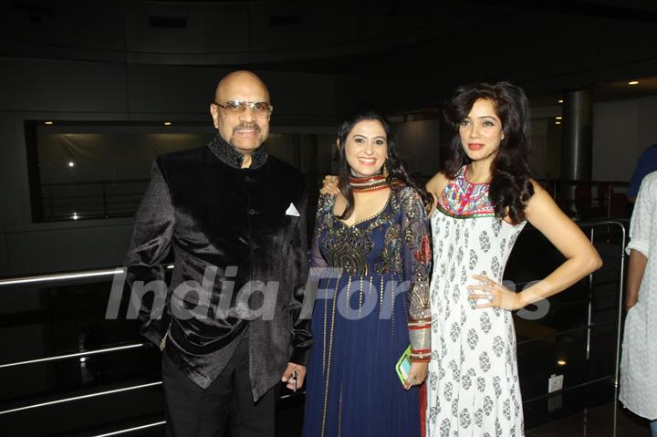 Celebs walk the ramp at the Peace Walk ramp show by designer Rajat Tangri at Welingkar College in Mumbai