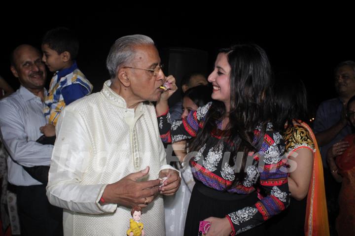 Amy Billimoria hosted a surprise party for her father's 70th Birthday