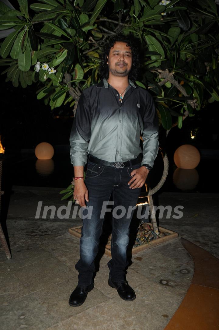 Raja Hasan at the launch of their ablum 'French Kiss'