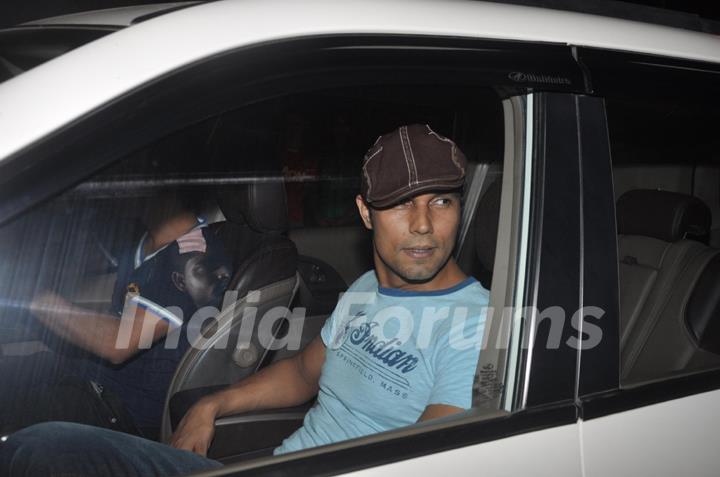 Randeep Hooda arrives at the 'Finding Fanny Fernandes' wrap up party