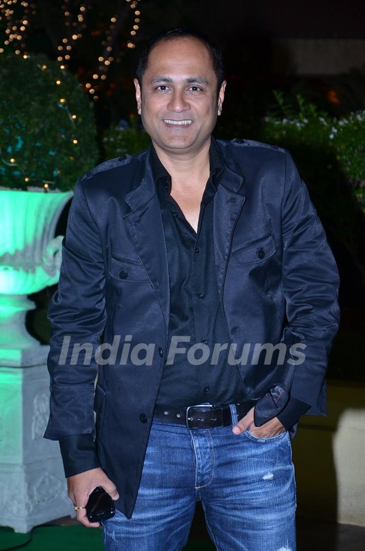 Vipul Shah was seen at Vishesh Bhatt's Wedding Reception