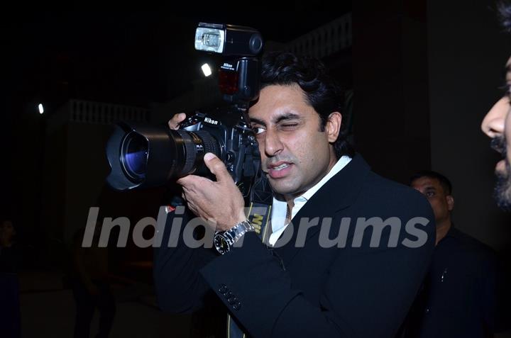 Abhishek Bachchan at Vishesh Bhatt's Wedding Reception