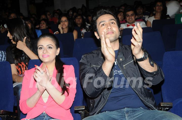 Ariana Ayam and Adhyayan Suman during the Promotions of the film - Heartless at the Jai Hind college