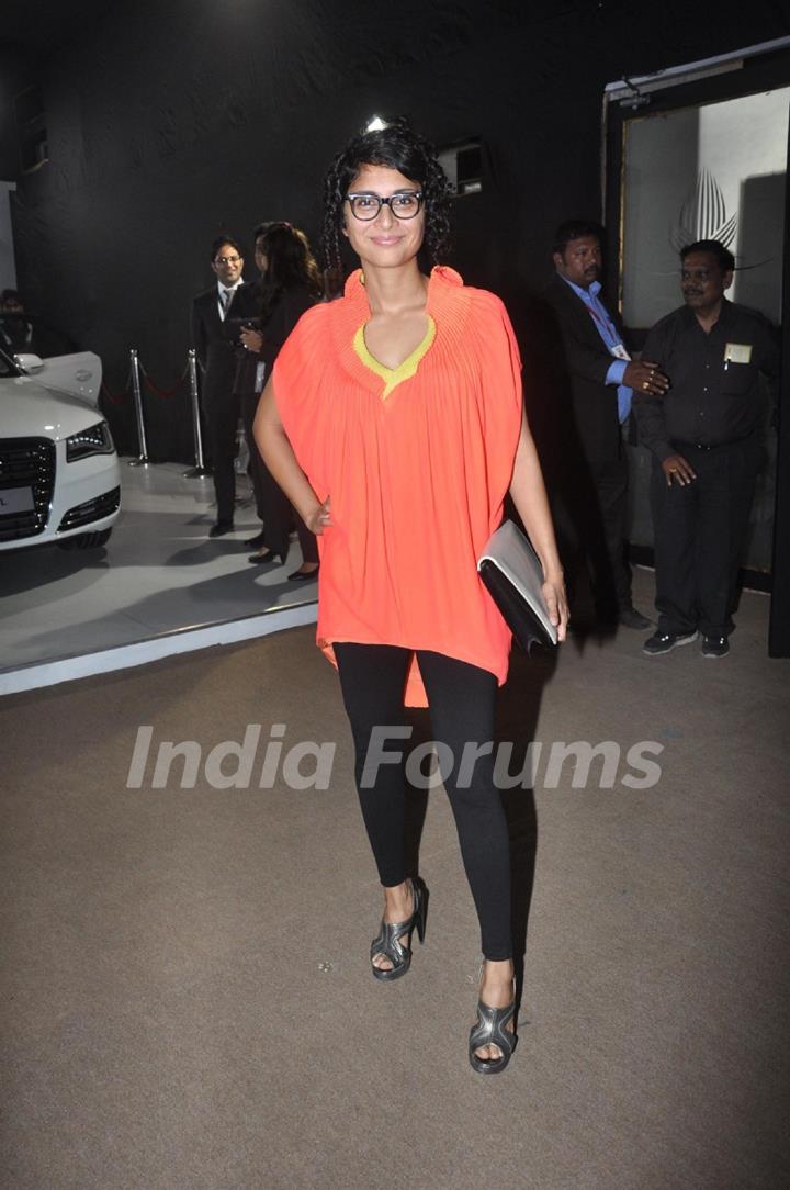 Kiran Rao was at Aamby Valley India Bridal Fashion Week 2013