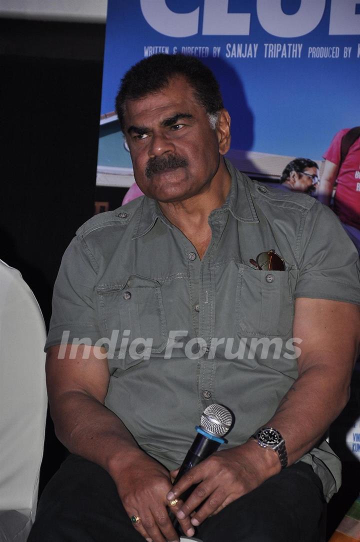 Sharat Saxena was seen at the Press conference of the film Club 60