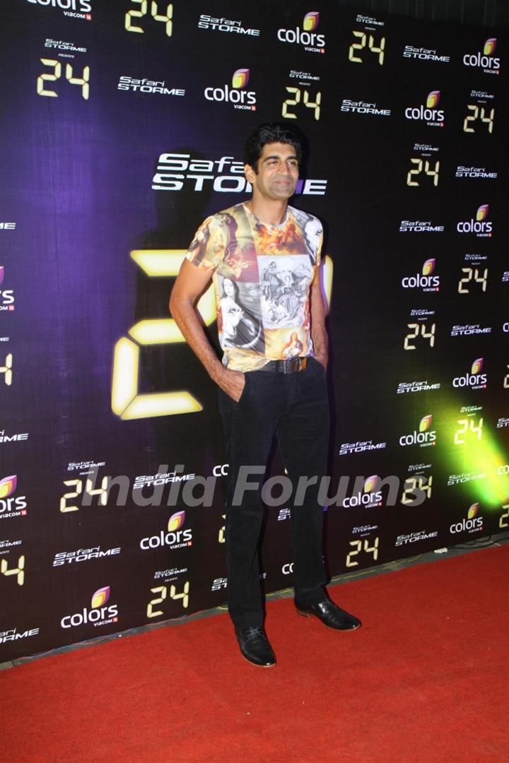 Rahul Singh poses at the Success party of TV show 24