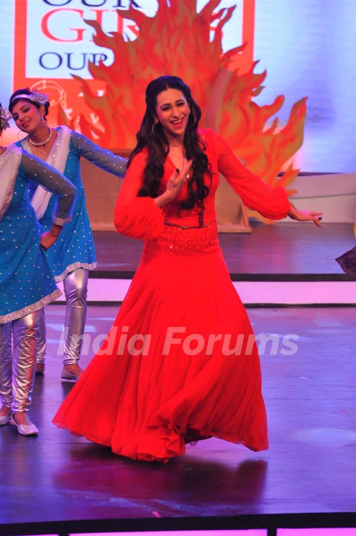 Karisma Kapoor performs at the NDTV's Our Girls Our Pride event