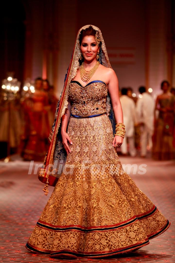 Sophie Chowdhary was seen at the Aamby Valley India Bridal Fashion Week - Day 5