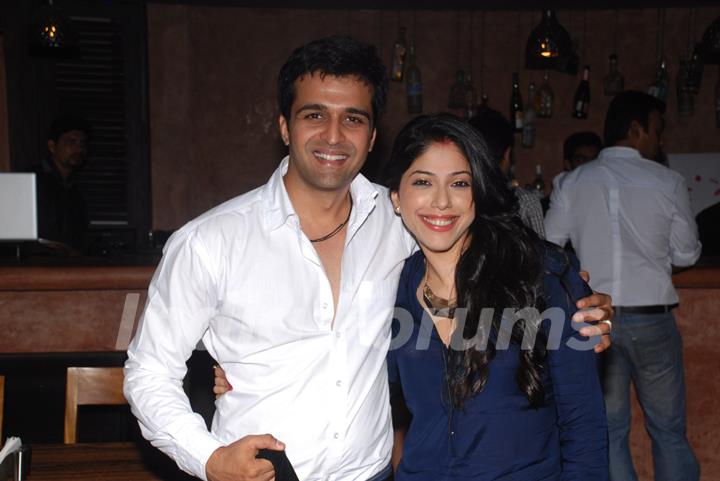 Addite Malik and Sachin Shroff at the Anniversary Party