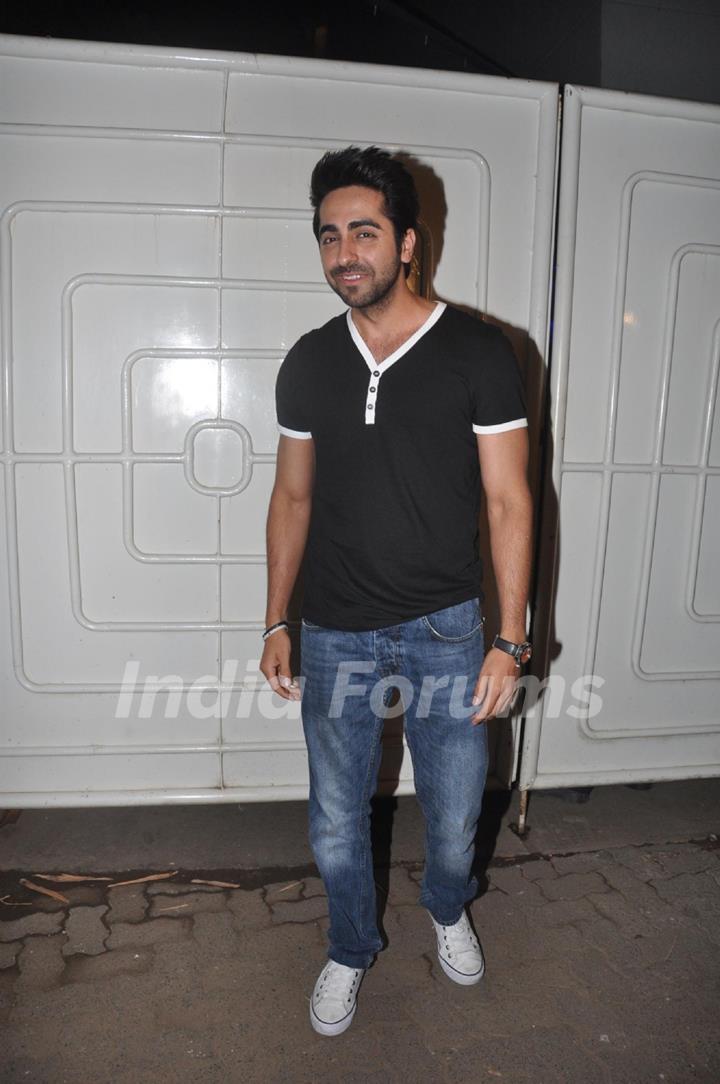 Ayushmann Khurrana at the Special Screeing of R... Rajkumar