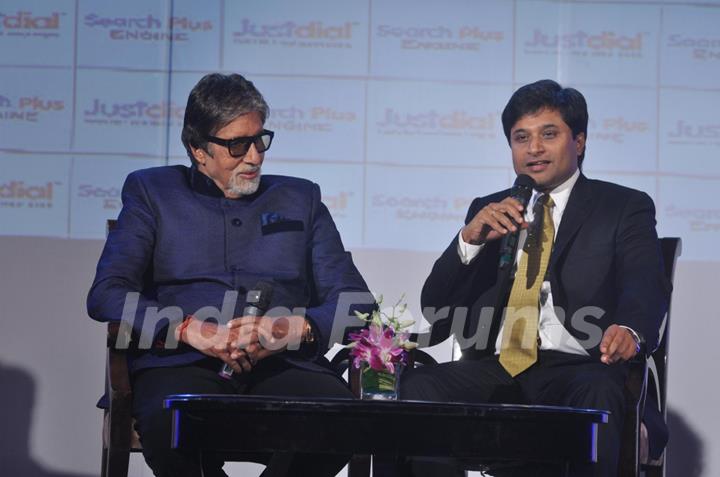 Amitabh Bachchan at the Launch of Justdial search plus engine