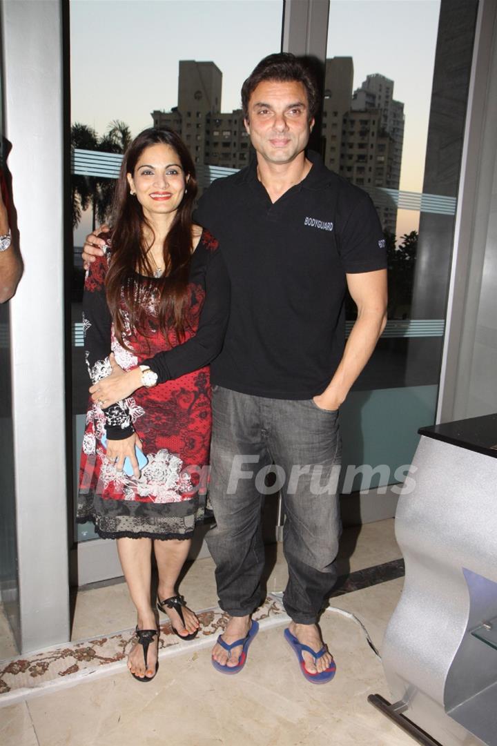 Sohail Khan at the launch of Deanne Panday's book Shut Up and Train