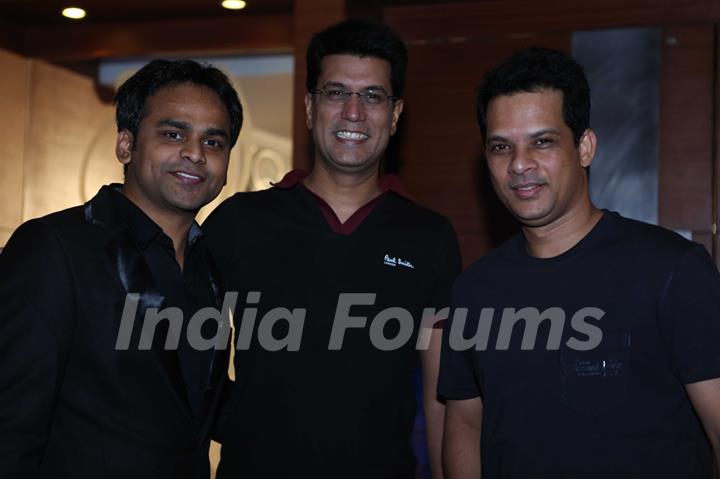 Vijay Bhatter with Sudhir Sharma and Yash Patnaik at India-Forums.com's 10th Anniversary Party