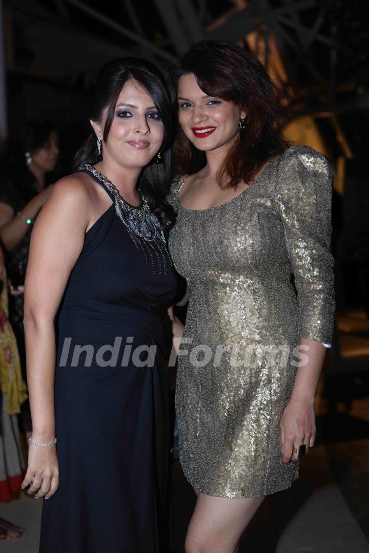 Dolly Bhatter with Aashka Goradia at India-Forums.com's 10th Anniversary Party