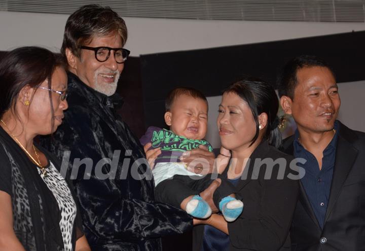 Amitabh Bachchan at Launch of the biography of boxer Mary Kom