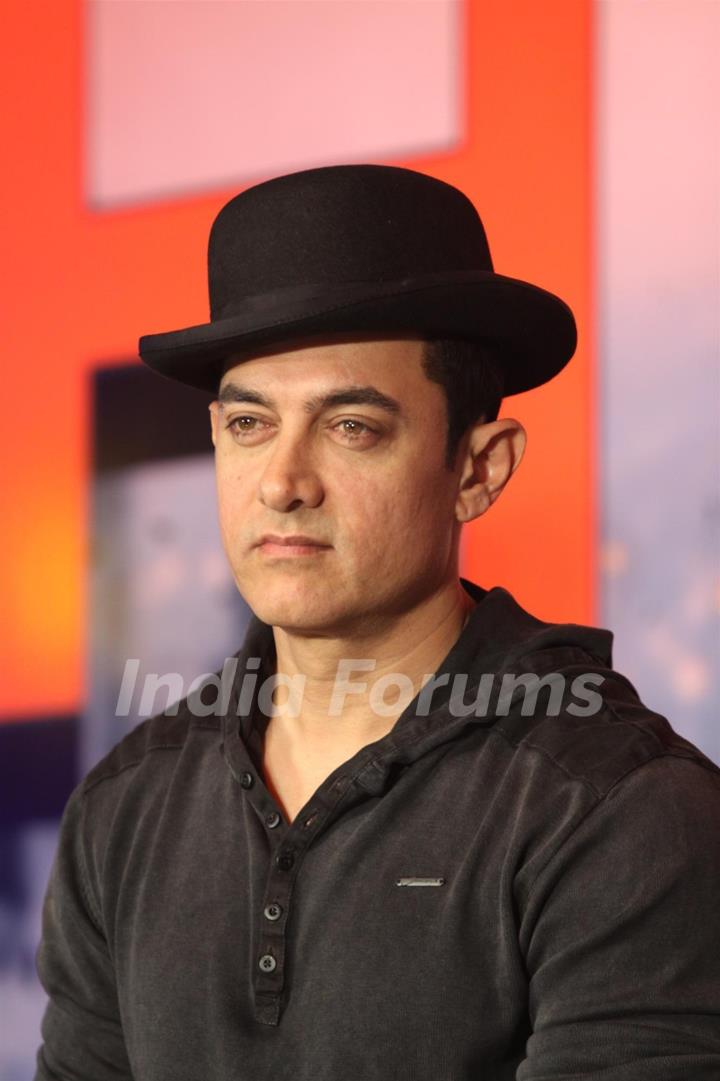 Aamir Khan at Dhoom 3 Press Conference