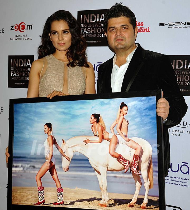 Unveiling of 'Indian Resort wear Fashion Calendar 2014'