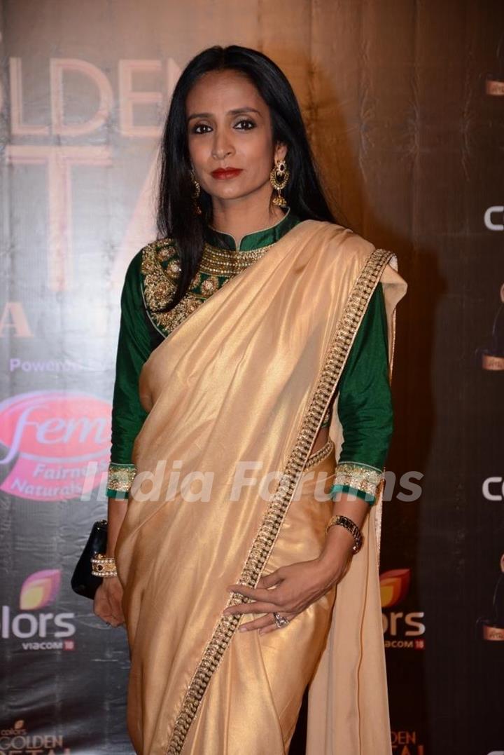 Suchitra Pillai was seen at the COLORS Golden Petal Awards 2013