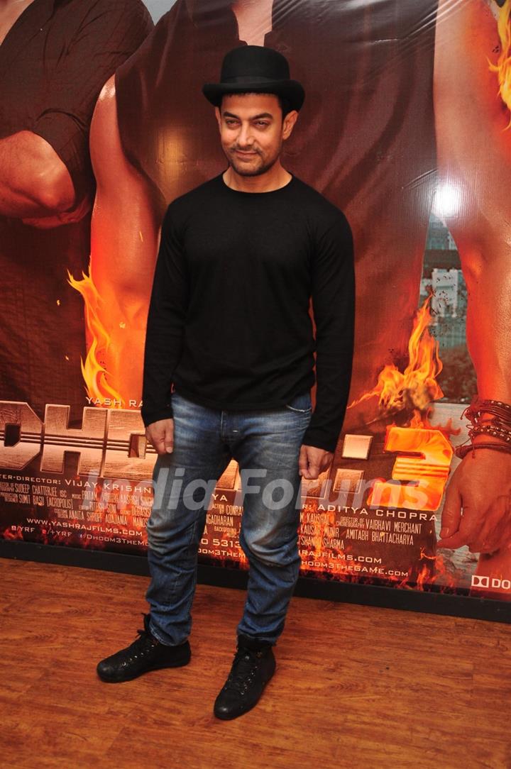 Aamir Khan at Dhoom 3 Press Conference