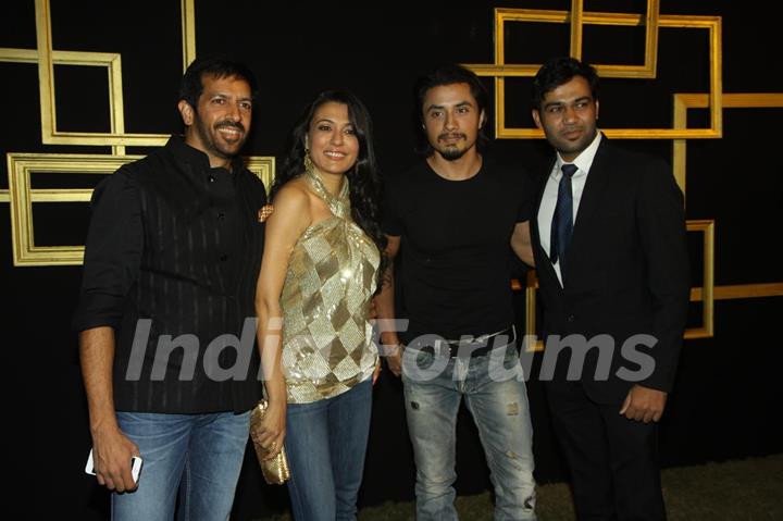 Kabir Khan, Mini Mathur and Ali Zafar at Deepika Padukone's party