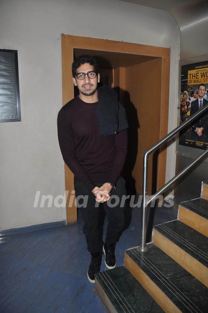 Ayan Mukerji was at the Screening of The Wolf of Wall Street