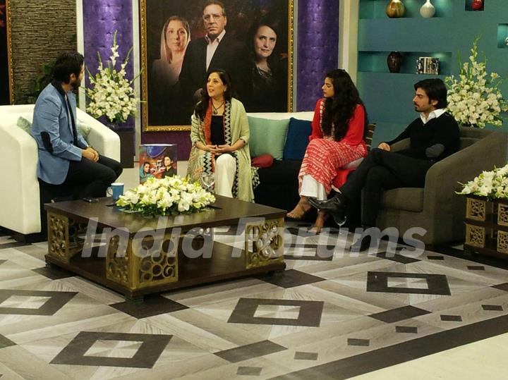 Fawad Afzal Khan, Sanam Saaed, Fahad Mustafa and Samina Peerzada