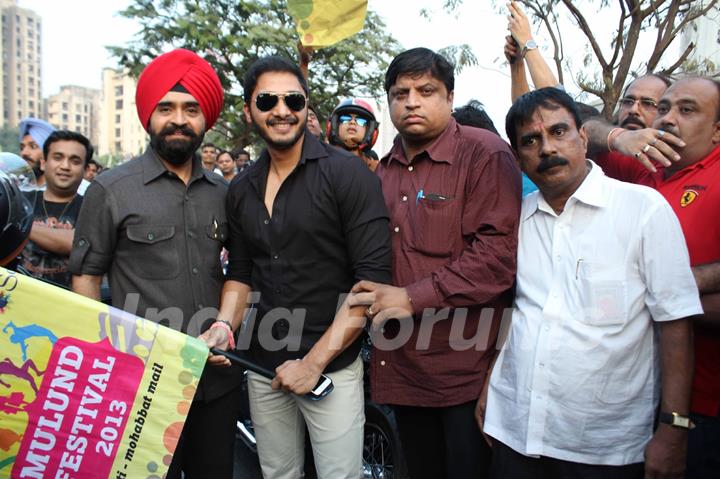 Shreyas Talpade Flags off Harley Davidson bike rally