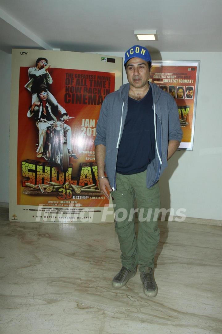 Sunny Deol was at the Special Screening of Sholay 3D