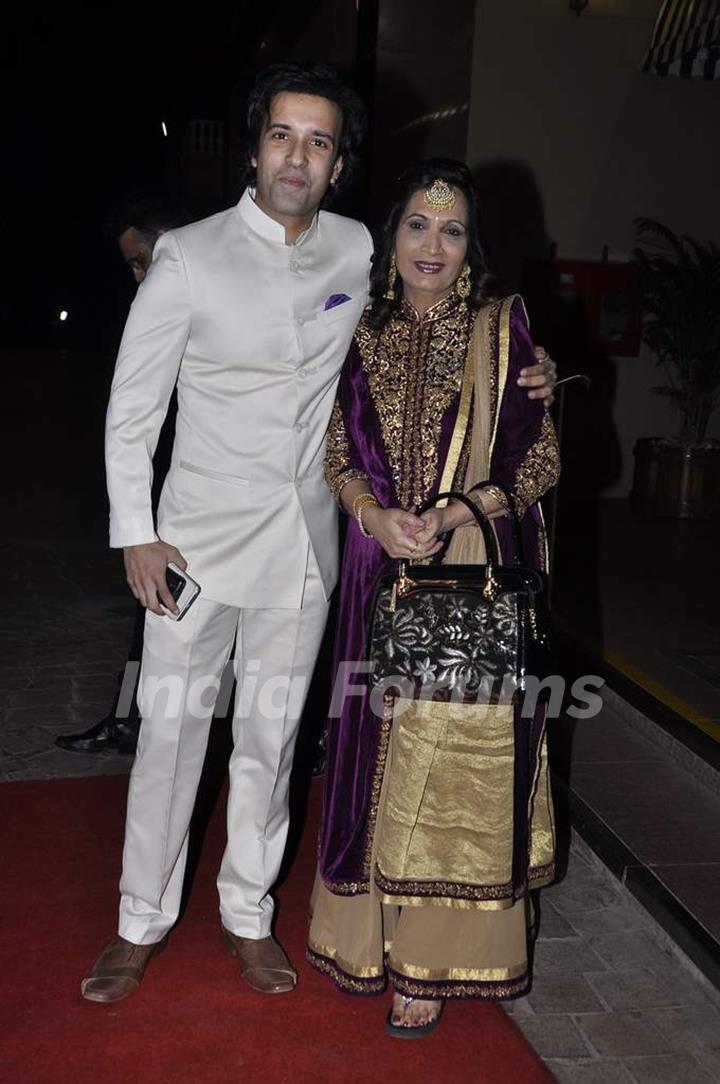 Aamir Ali at Amna Shariff's Wedding Reception