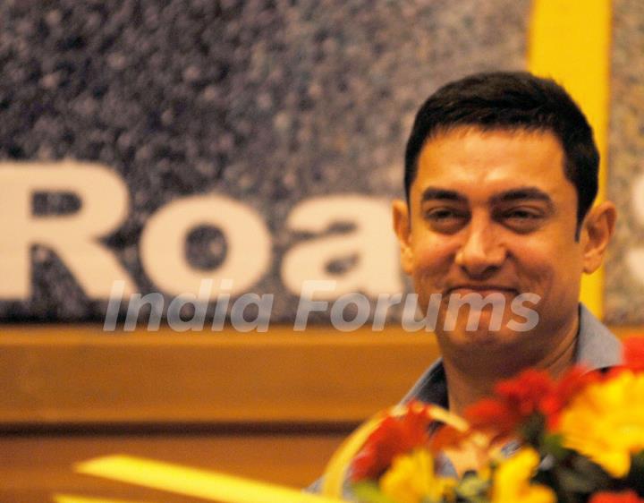 Aamir Khan at the road safety seminar