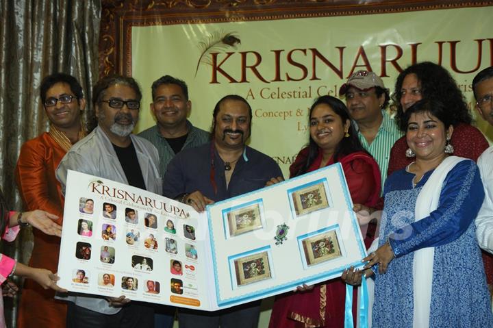 Launch of devotional music album Krisnaruupa