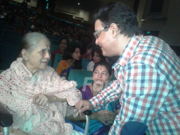 Asha Joglekar with Sachin Pilgaonkar at the 50th year of celebrations of Archana Nrityalaya