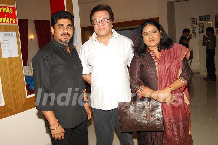 Rajan Shahi with Rajeev Verma and Vibha Chhibber at the get together for Aur Pyar Ho Gaya